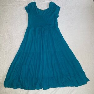 Soft Surroundings Vibrant Blue Dress